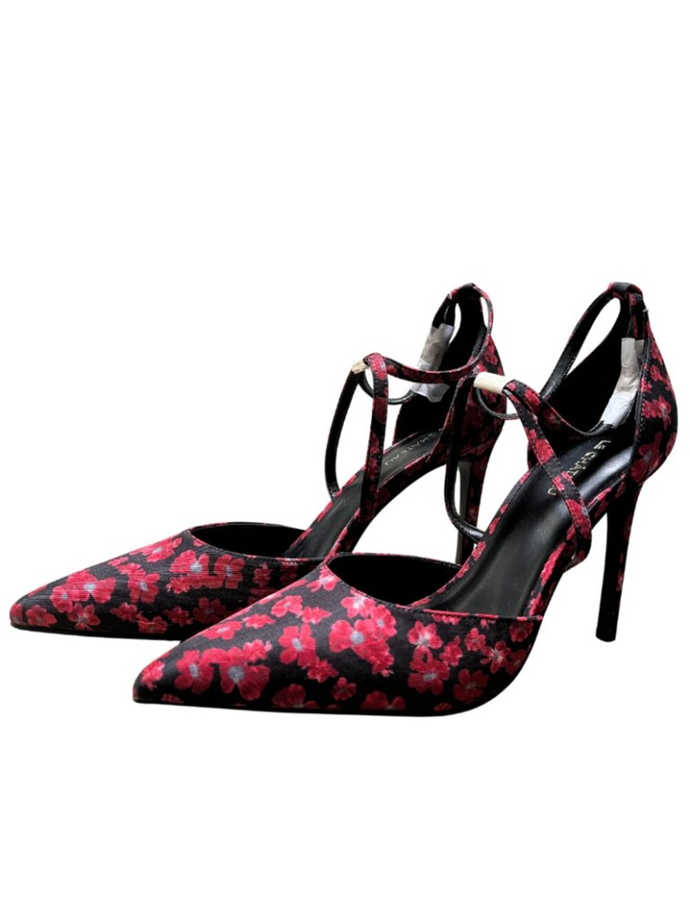 BRAND NEW Strappy Le Chateau Floral Heels